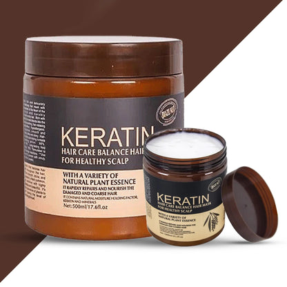 Brazil Nut Keratin Hair Mask 500ml | Nourishing & Smoothing Treatment