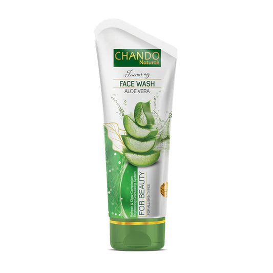 Chando Naturals Aloe Vera Beauty Face Wash 100ml | Gentle Hydrating Cleanser for Sensitive Skin