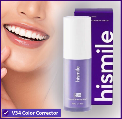 Hismile V34 Teeth Whitening Serum 30ml | Instant Brightening Corrector