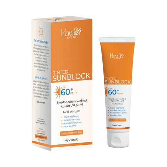 Haya Tinted Sunblock SPF 60+ | Broad Spectrum UV Protection