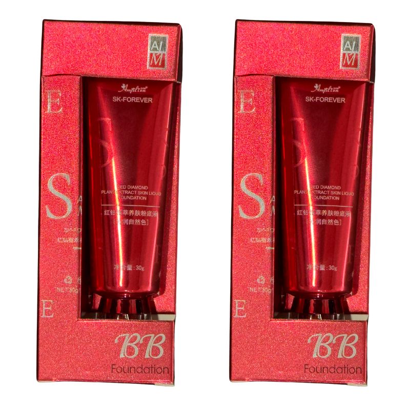 BB Waterproof Liquid Foundation 30g | Full Coverage Matte & Oil Control