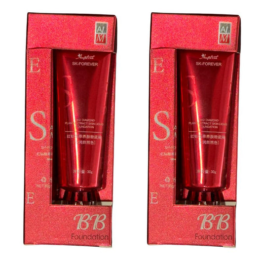 BB Waterproof Liquid Foundation 30g | Full Coverage Matte & Oil Control