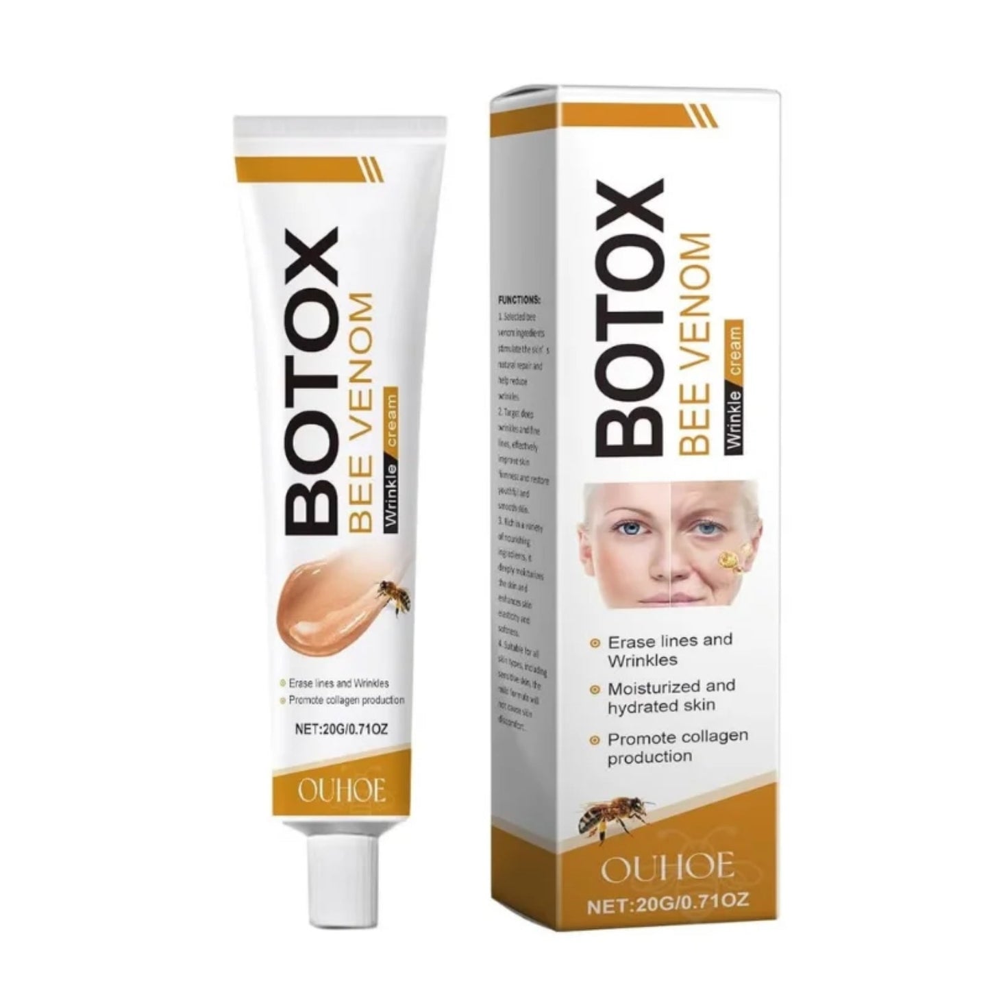 Botox Bee Venom Wrinkle Cream | Anti-Aging & Collagen Boost Moisturizer