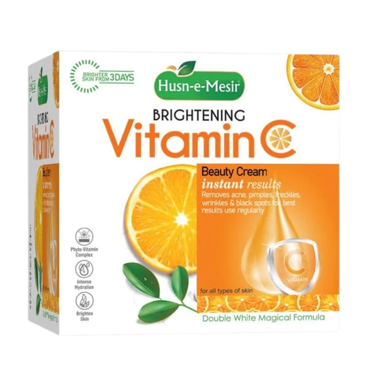Husn e Mesir Vitamin C Brightening Cream | Natural Glow & Radiant Skin
