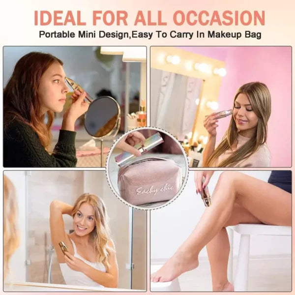 Flawless 2-in-1 Eyebrow Trimmer | Rechargeable Hair Remover with USB Cable