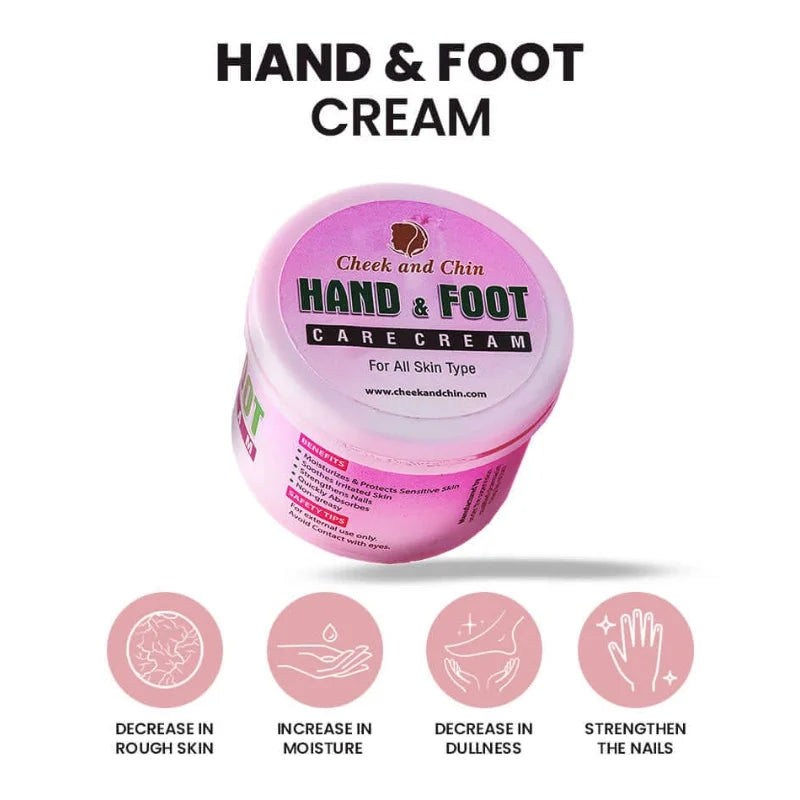 Hand & Foot Whitening Cream | Moisturizing Aloe Vera & Shea Butter