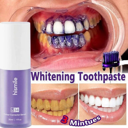 Hismile V34 Teeth Whitening Serum 30ml | Instant Brightening Corrector