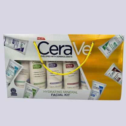 Pack of 6 – CeraVe Hydrating Mineral Facial Kit | Moisture & Skin Repair