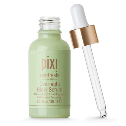 Pixi Overnight Glow Serum 30ml | Exfoliating & Brightening Serum with 10% Glycolic Acid