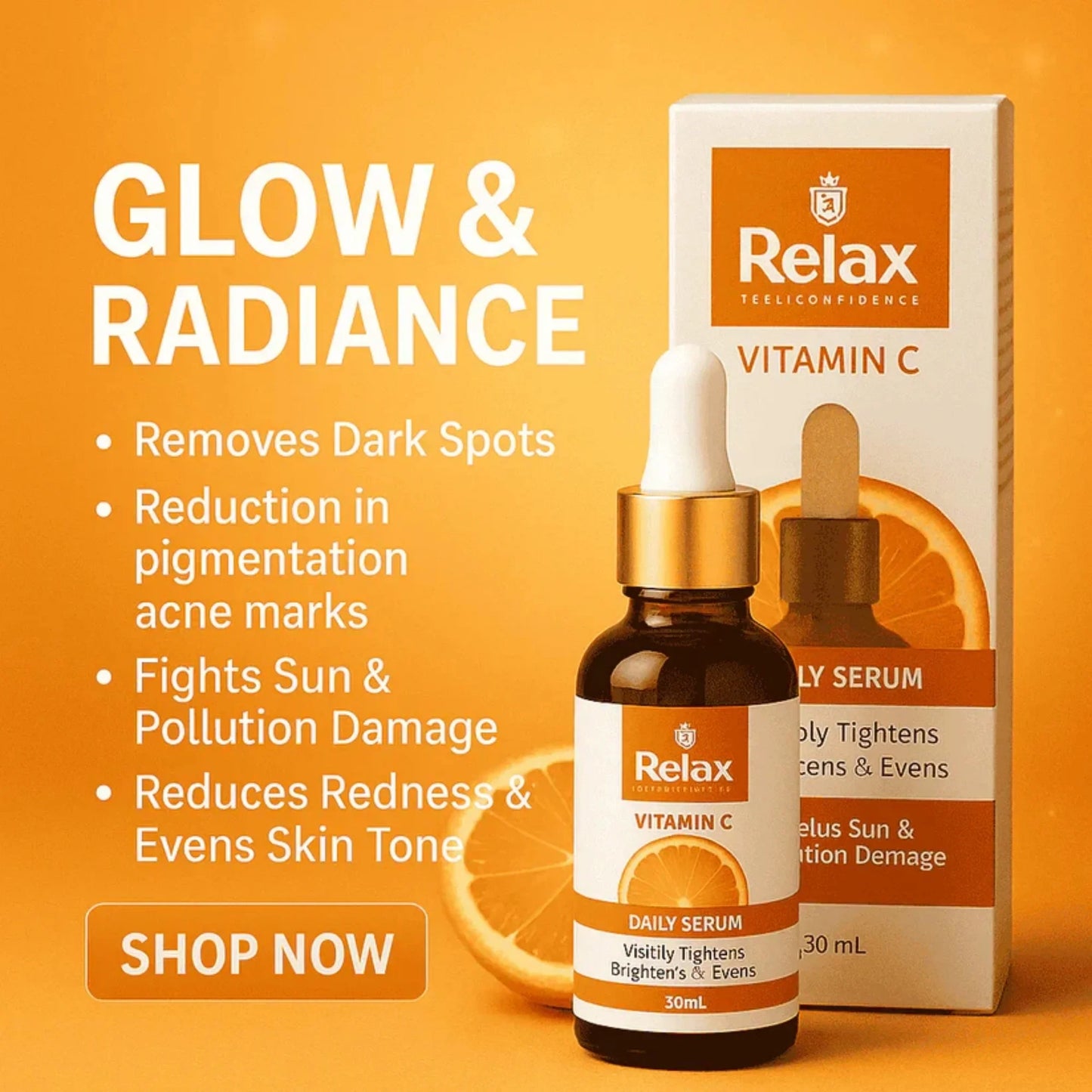 Relax Vitamin C Serum 30ml | Brightening & Even Skin Tone
