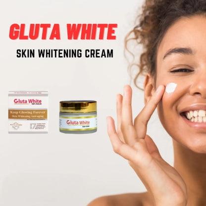 Gluta White Day & Night Cream 50g | Whitening & Anti-Aging Care