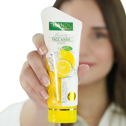 Chando Naturals Lemon Face Wash 100ml | Oil Control Gentle Cleanser