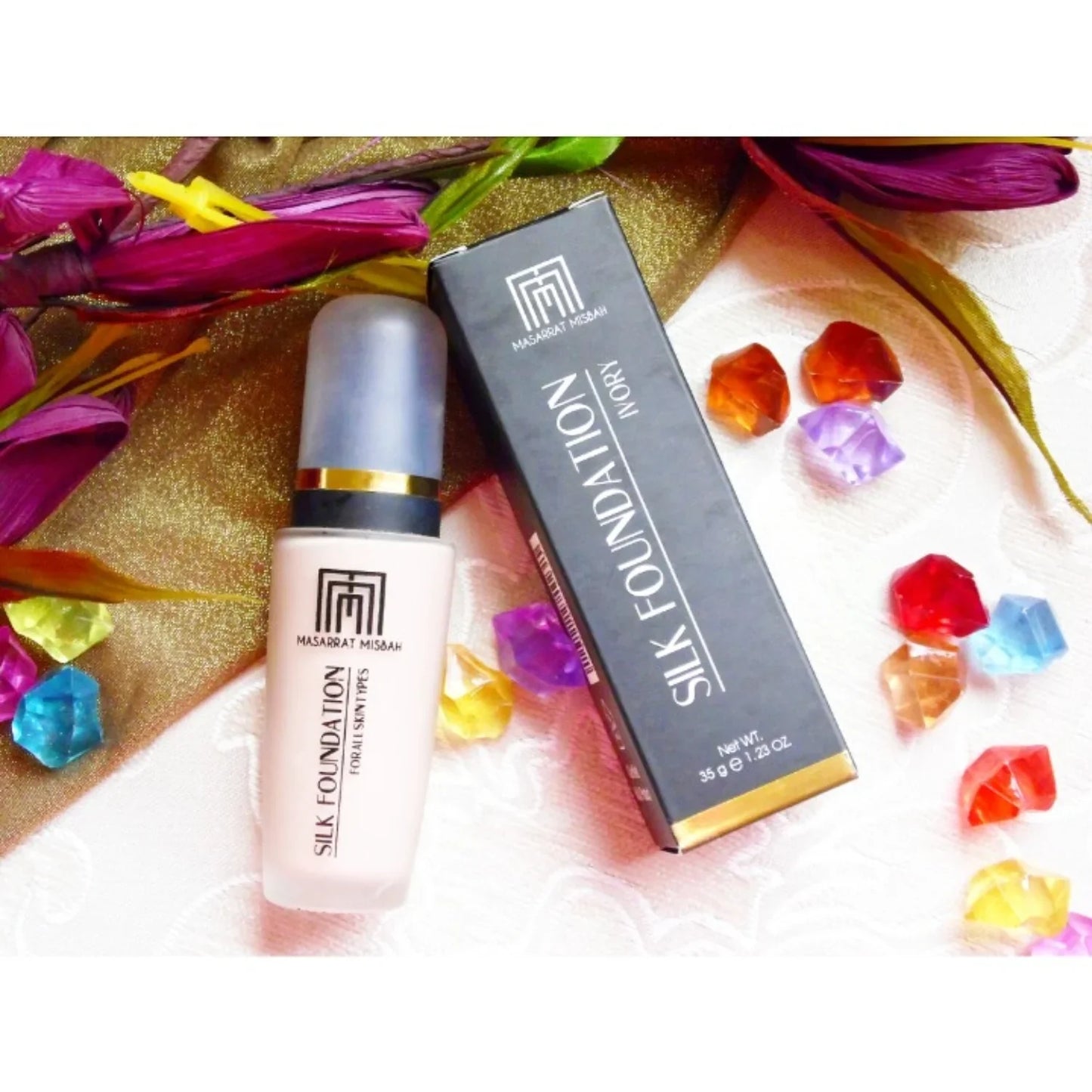 Masarrat Misbah Silk Foundation 35ml | Oil Control Soft Matte Base