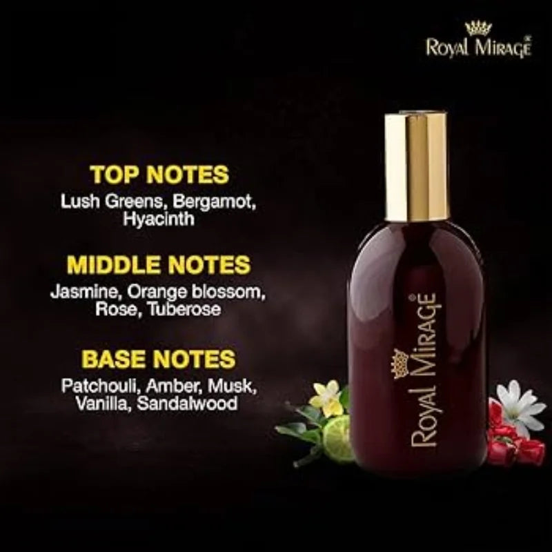 Royal Mirage Spray 120ml | Refreshing Long-Lasting Unisex Perfume