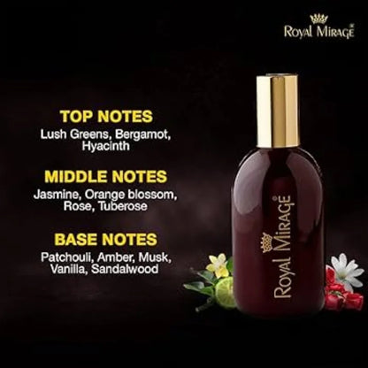 Royal Mirage Spray 120ml | Refreshing Long-Lasting Unisex Perfume