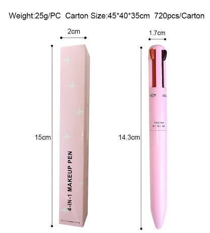 4-in-1 Makeup Pen | Waterproof Eyeliner, Brow Pencil, Highlighter & Eyeshadow