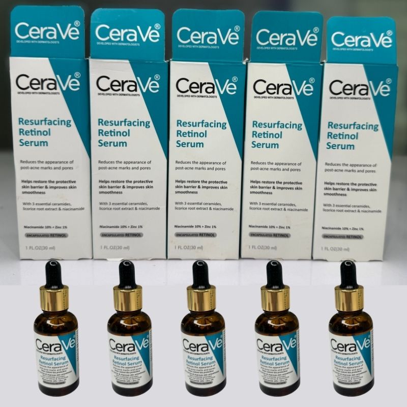 CeraVe Resurfacing Retinol Serum 30ml | Post-Acne & Pore Care