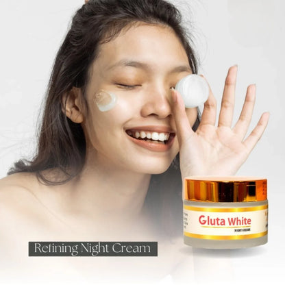 Gluta White Day & Night Cream 50g | Whitening & Anti-Aging Care