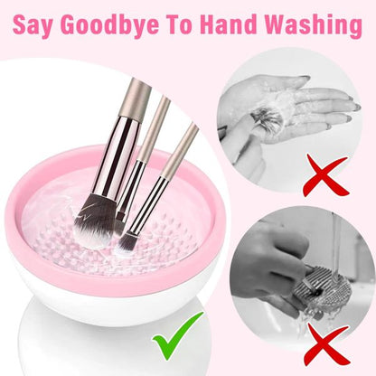 Electric Makeup Brush Cleaner Machine | USB Rechargeable & Automatic