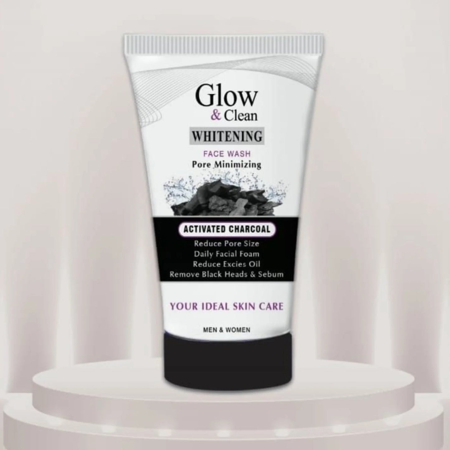 Glow & Clean Charcoal Face Wash | Deep Cleansing & Oil Control