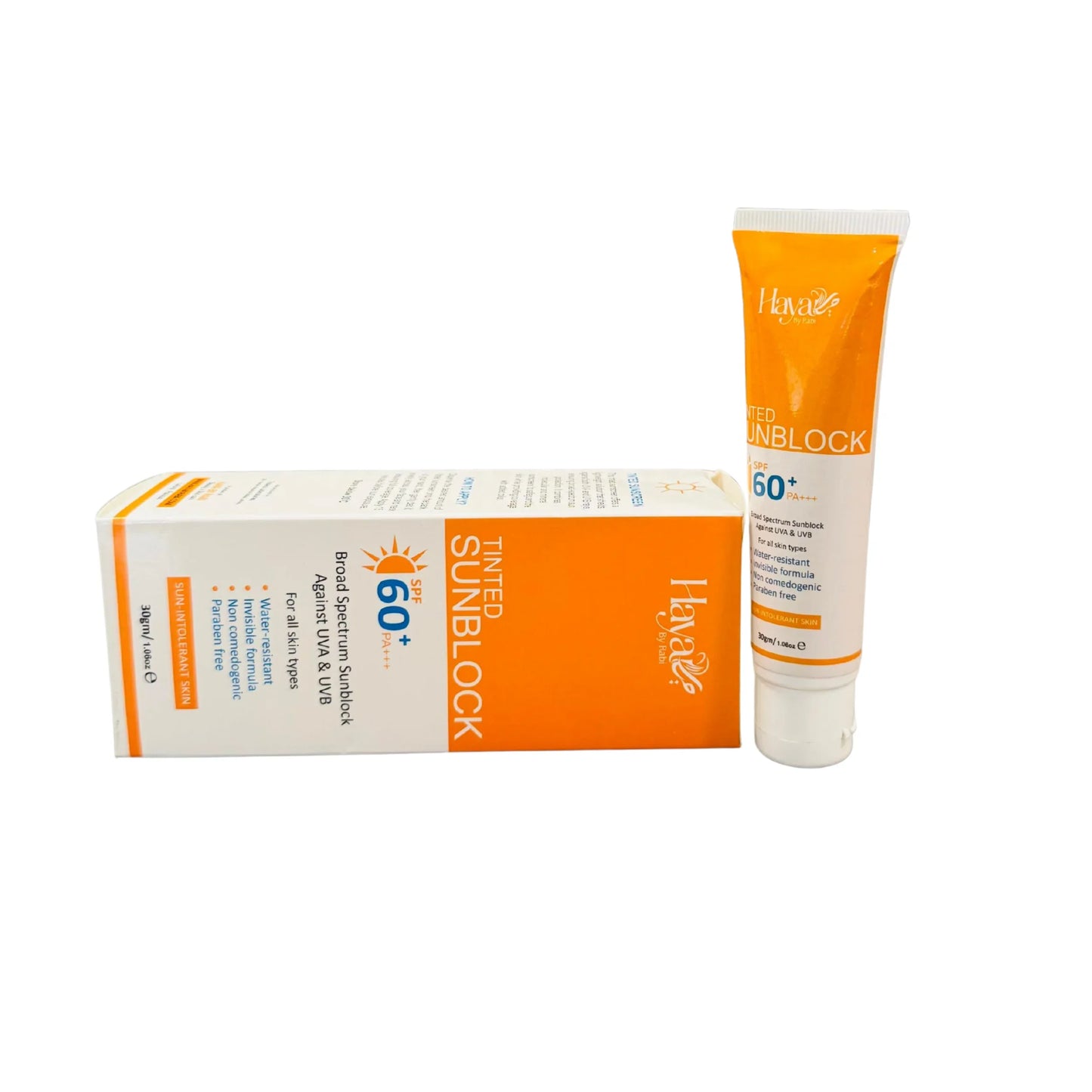 Haya Tinted Sunblock SPF 60+ | Broad Spectrum UV Protection