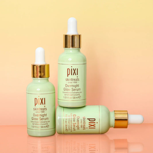 Pixi Overnight Glow Serum 30ml | Exfoliating & Brightening Serum with 10% Glycolic Acid