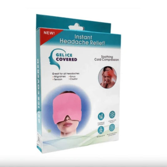 Headache Relief Gel Cap | Hot & Cold Therapy for Migraine & Tension