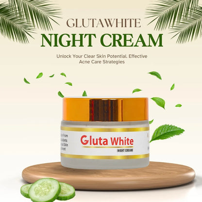 Gluta White Day & Night Cream 50g | Whitening & Anti-Aging Care