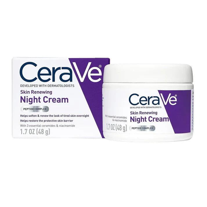CeraVe 4-in-1 Skincare Kit | Cleanser, Serum, Sunblock & Night Cream