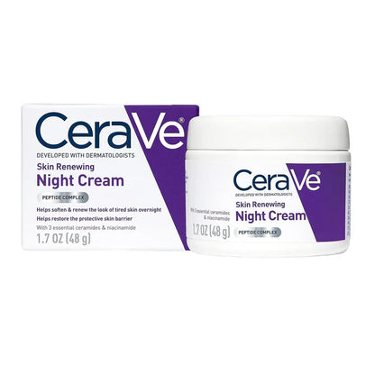 CeraVe 4-in-1 Skincare Kit | Cleanser, Serum, Sunblock & Night Cream