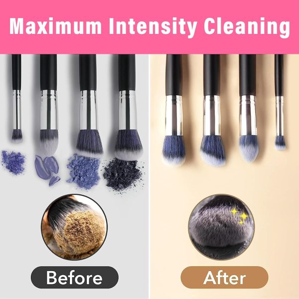Electric Makeup Brush Cleaner Machine | USB Rechargeable & Automatic