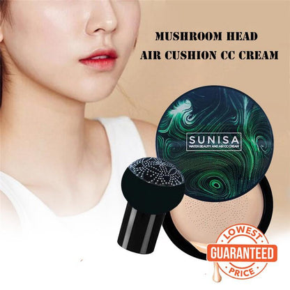 SUNISA 3-in-1 Air Cushion Foundation | CC & BB Cream Waterproof Base