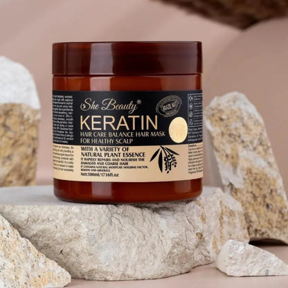 Brazil Nut Keratin Hair Mask 500ml | Nourishing & Smoothing Treatment