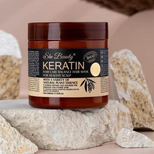 Brazil Nut Keratin Hair Mask 500ml | Nourishing & Smoothing Treatment