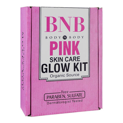 BNB Pink Face Glow Kit | 3-in-1 Wash, Mask & SPF Skincare Set